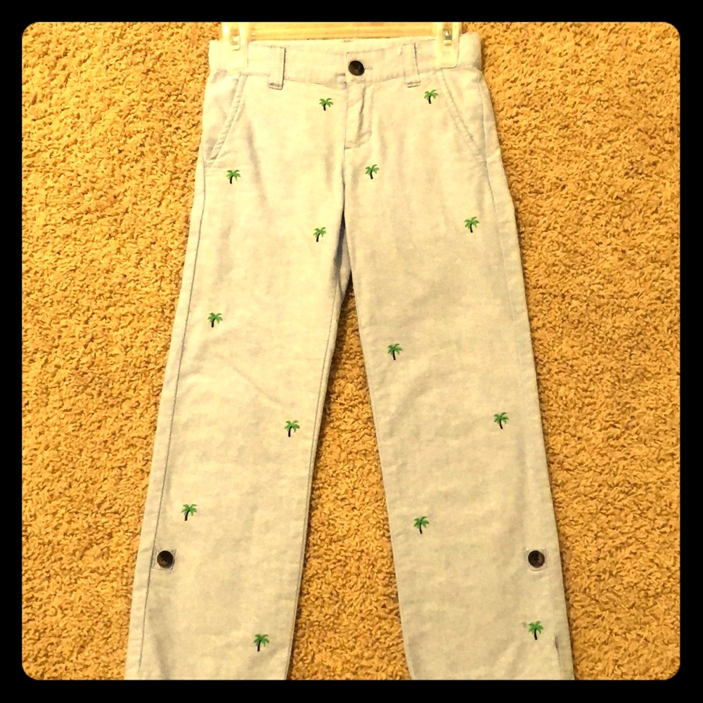Janie and Jack Chambray Palm Pant